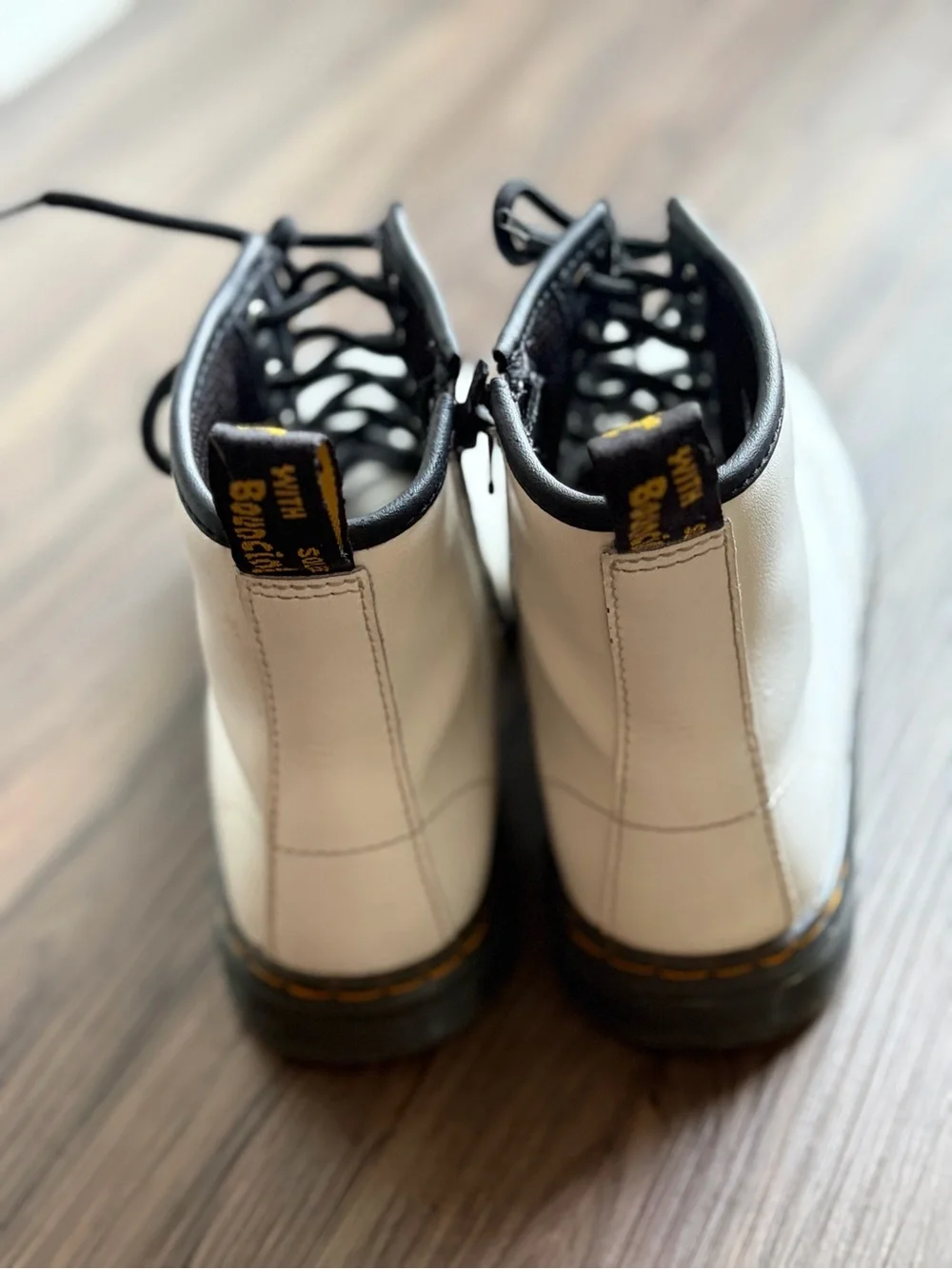 Dr. Martens Girls White Boots
